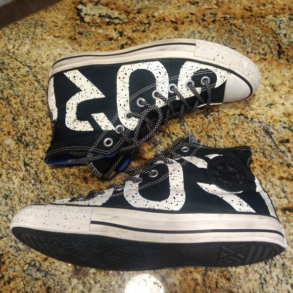 Rare Converse Chuck Taylor All Star High Top Gore-Tex Black Sz M6.5/W8.5 165941C